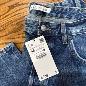 NWT ZARA Men’s Dark Blue Jeans- Size 46